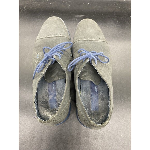 Joseph Abboud Collection Oxford Men’s Size 10 Gray Leather Cap Toe Lace Up Shoe - Picture 5 of 8